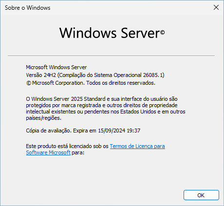 Novidades do Windows Server 2025